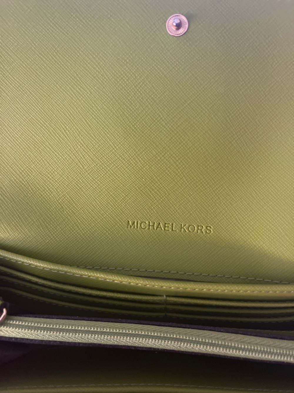 Michael Kors Fulton pebbled leather wallet - Picture 4 of 4